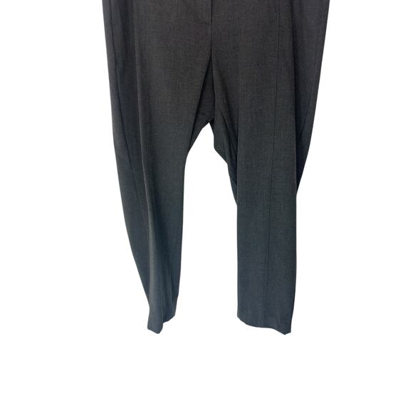 Talbots Woman Plus Gray Office Work Straight Leg Trouser Dress Pant Size 18W - Picture 5 of 14